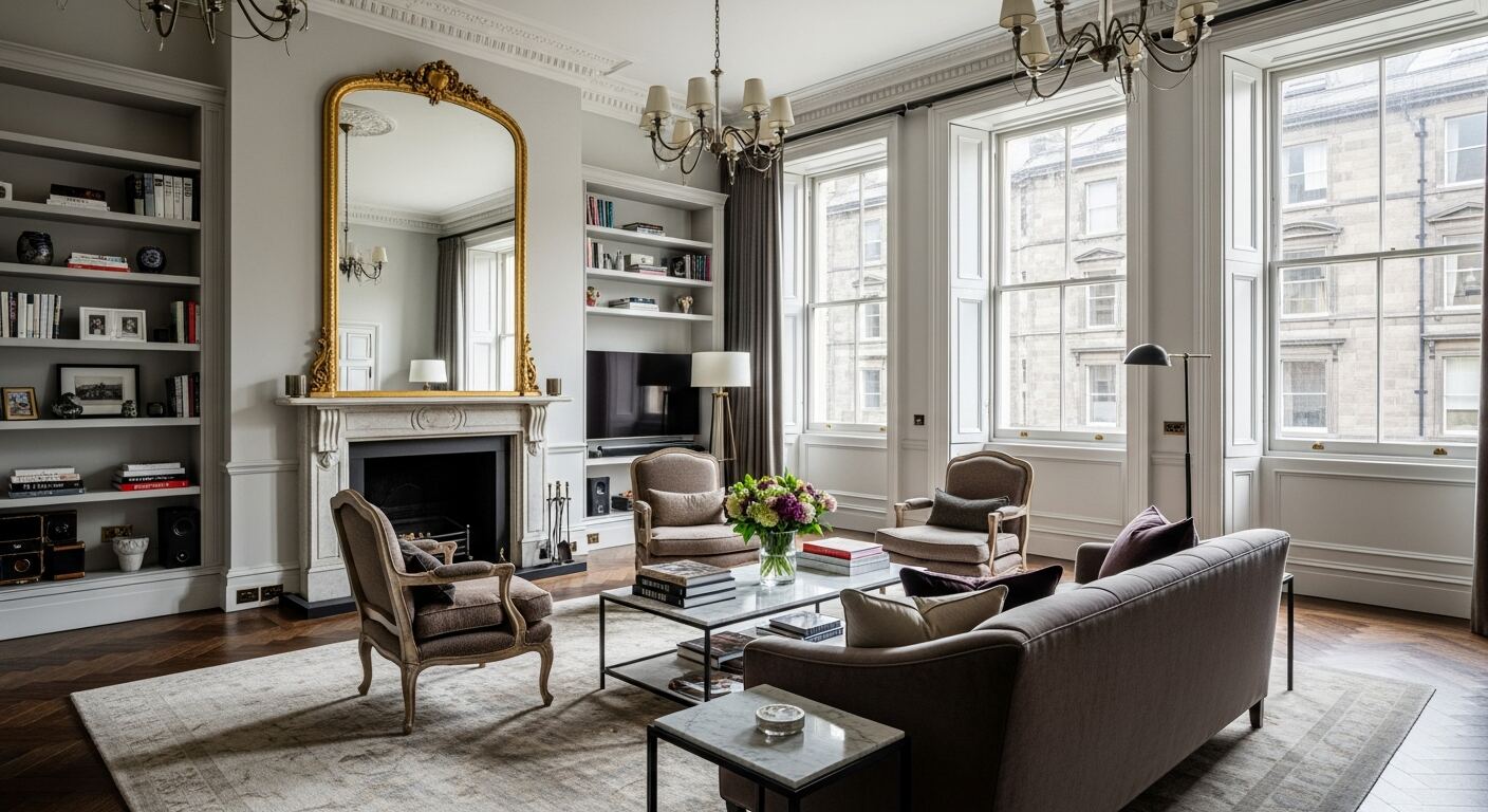 Edinburgh luxury apartment interior